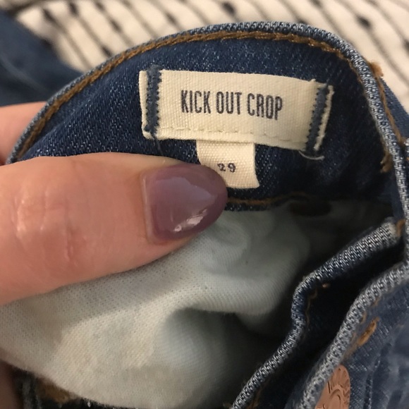 Madewell Kick Out Crop size 29 - Picture 6 of 6